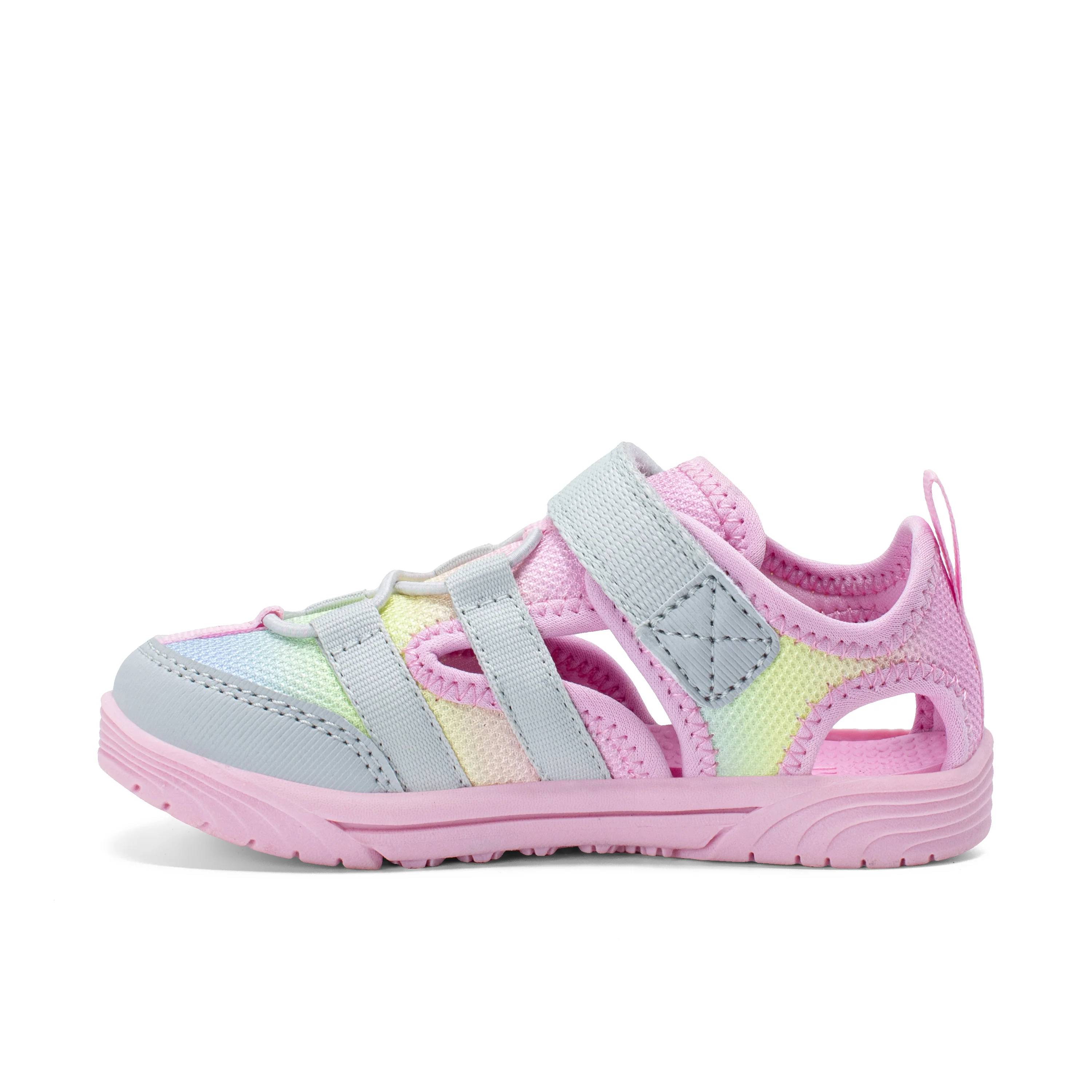Bolton Sneaker - Little Kid Grey Rainbow - Image 3