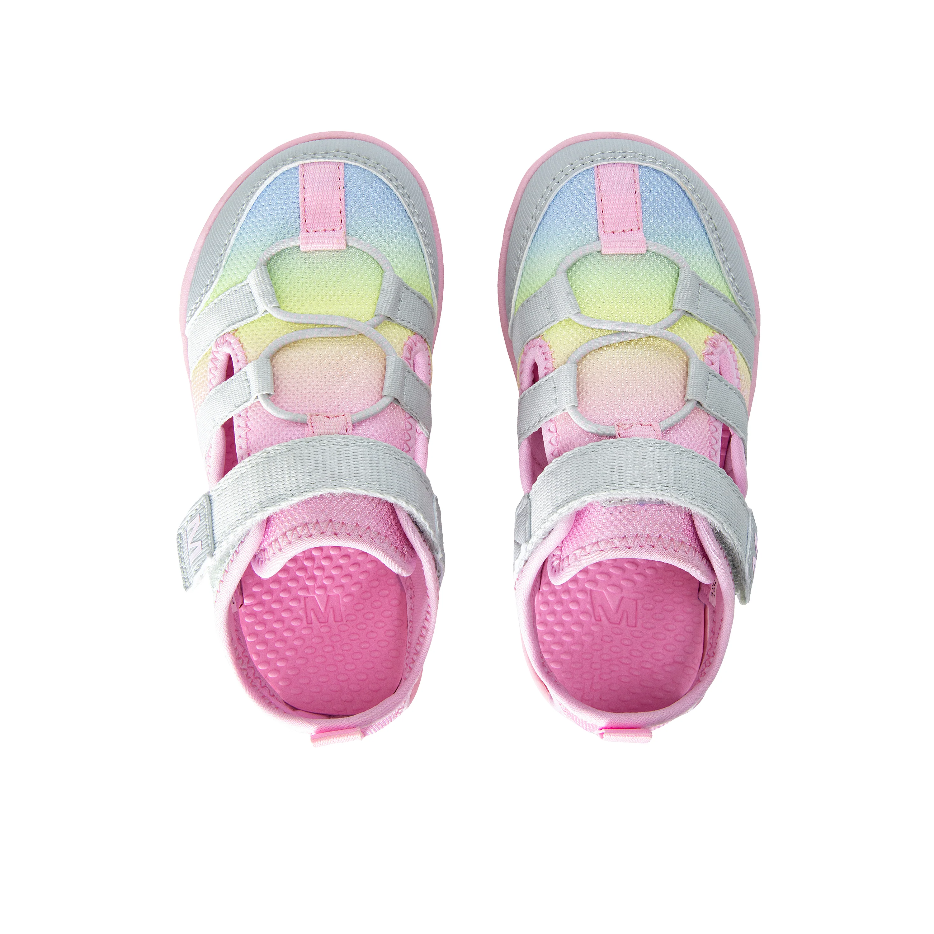 Bolton Sneaker - Little Kid Grey Rainbow - Image 6