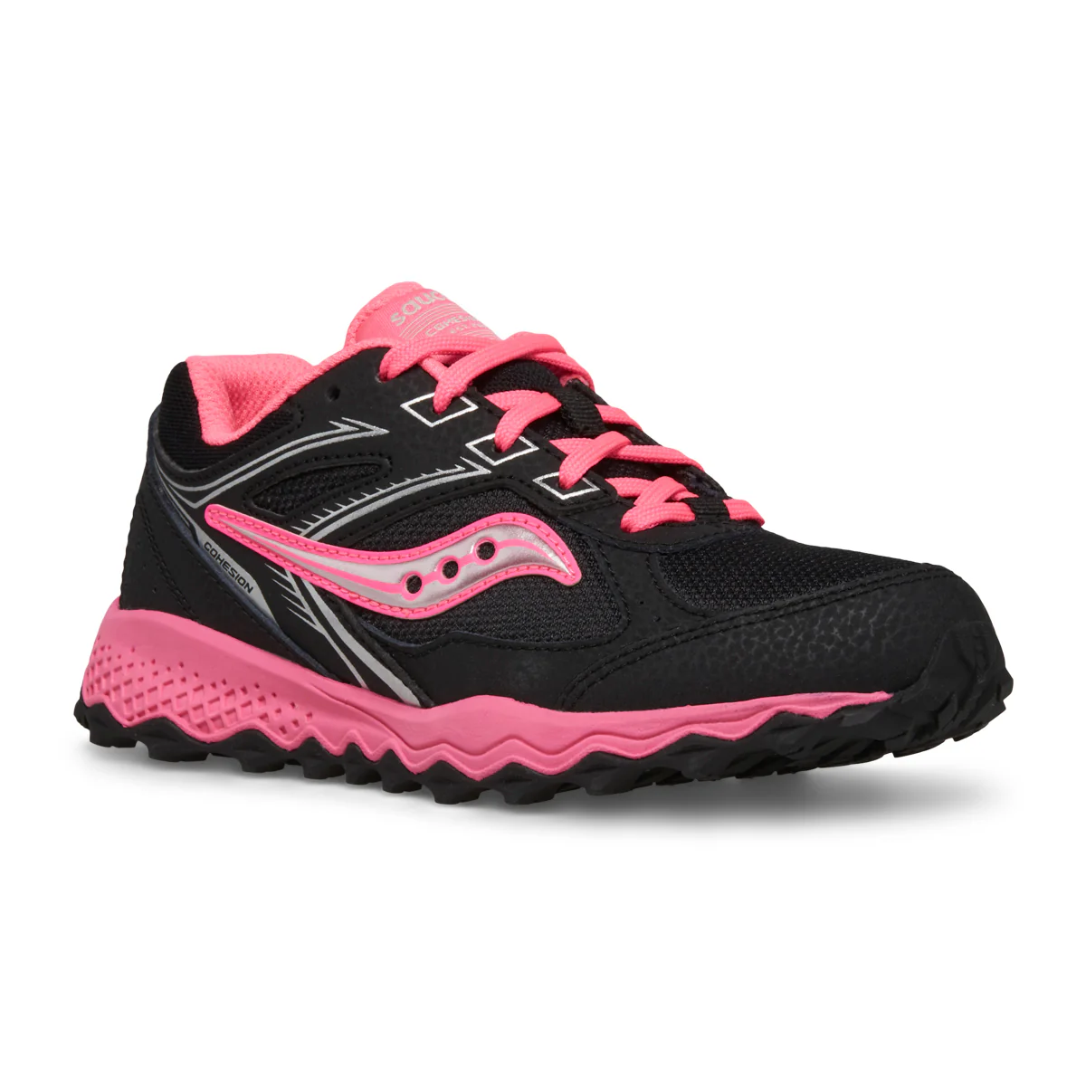 Cohesion Tr14 Ltt Sneaker - Big Kid Black/Pink - Image 2