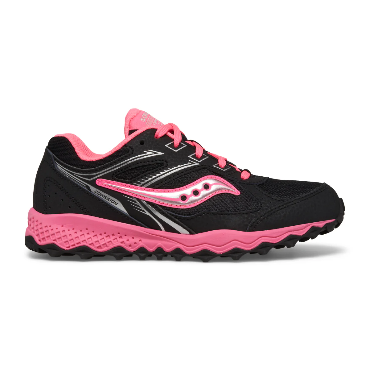 Cohesion Tr14 Ltt Sneaker - Big Kid Black/Pink - Image 6