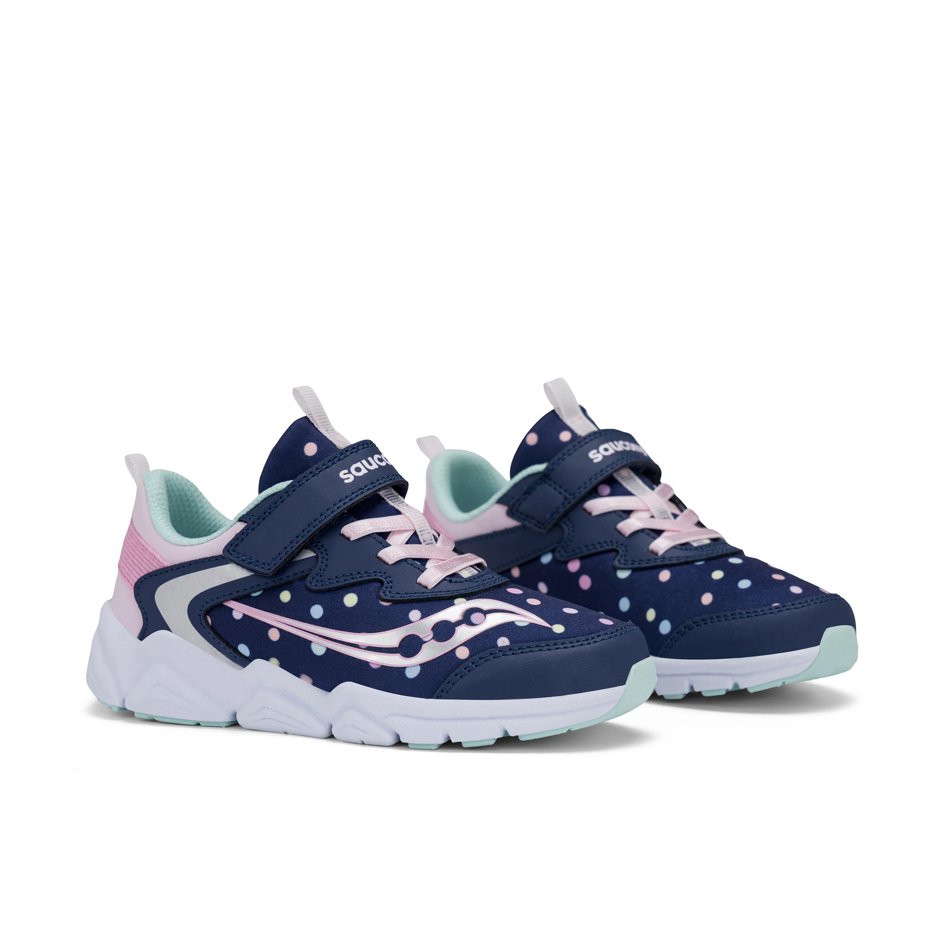 Flash Le Sneaker - Big Kid Navy Pink - Image 2