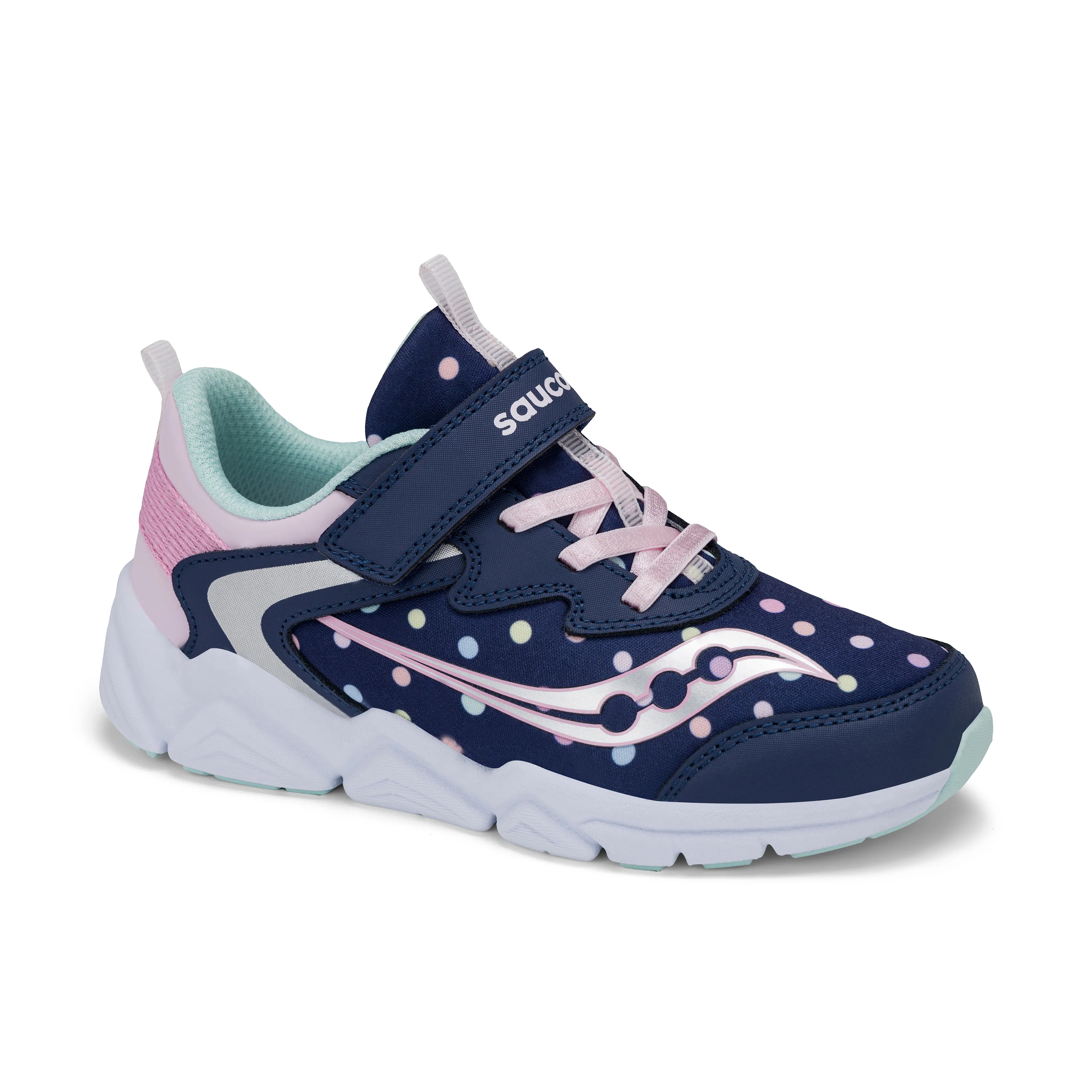 Flash Le Sneaker - Big Kid Navy Pink - Image 7