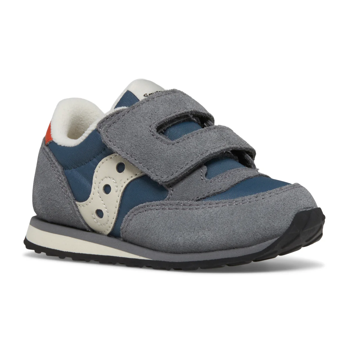 Jazz Hook & Loop Sneaker - Little Kid Grey/Blue/Orange - Image 2