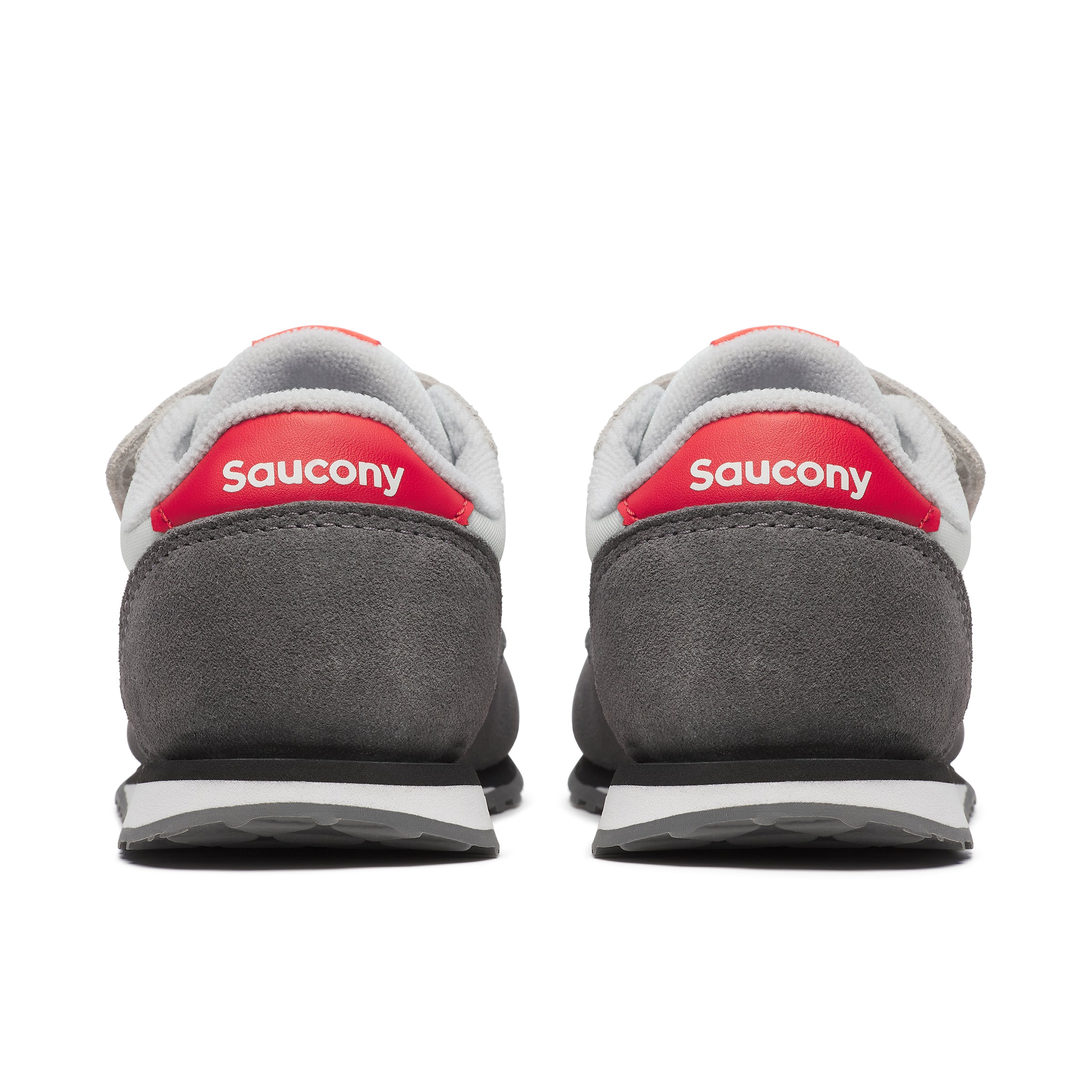 Jazz Hook & Loop Sneaker - Little Kid White/Grey/Red - Image 4
