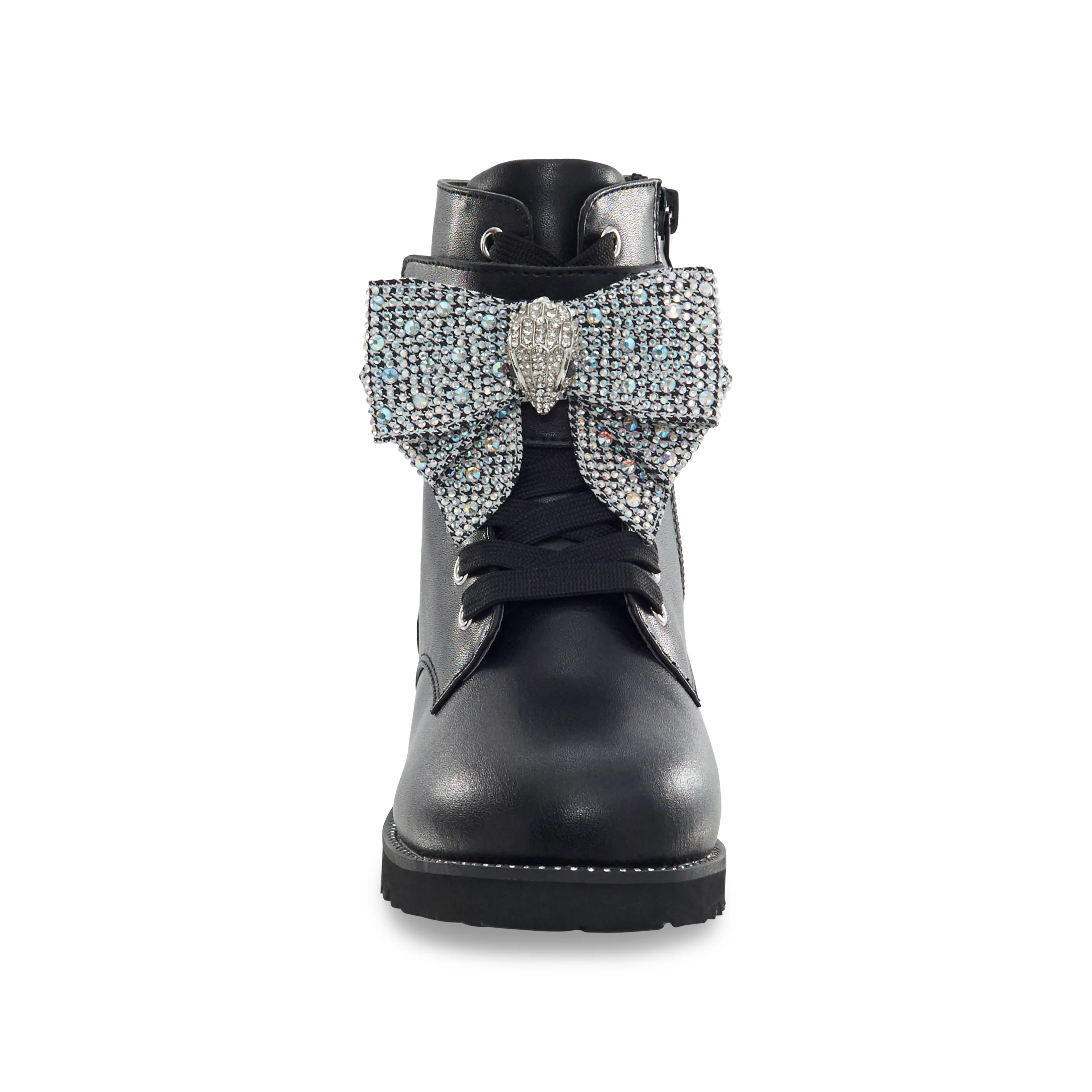 Kensington Strap Bow Boot - Big Kid Black - Image 4