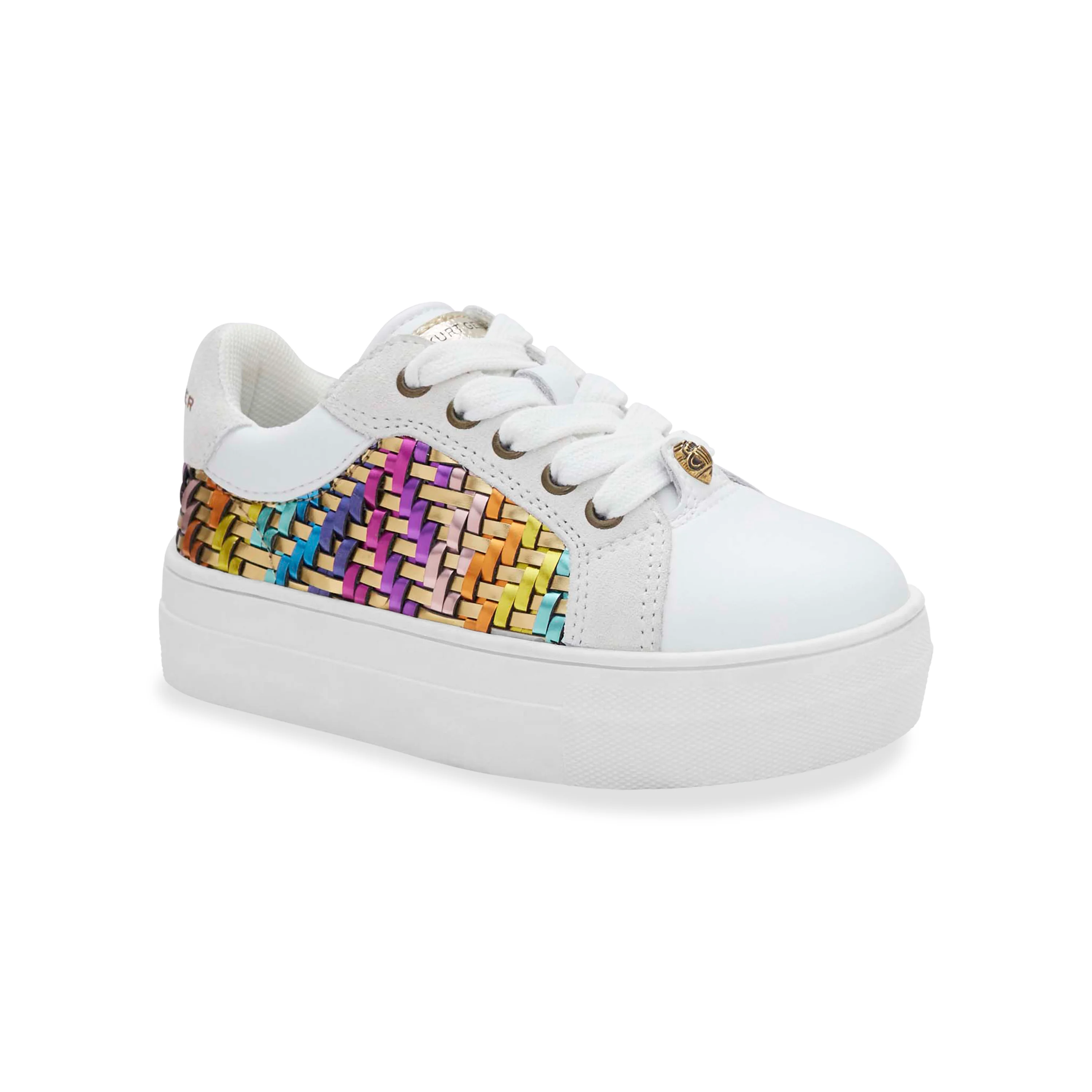 Mini Kensington Sneaker - Big Kid White Gold - Image 2