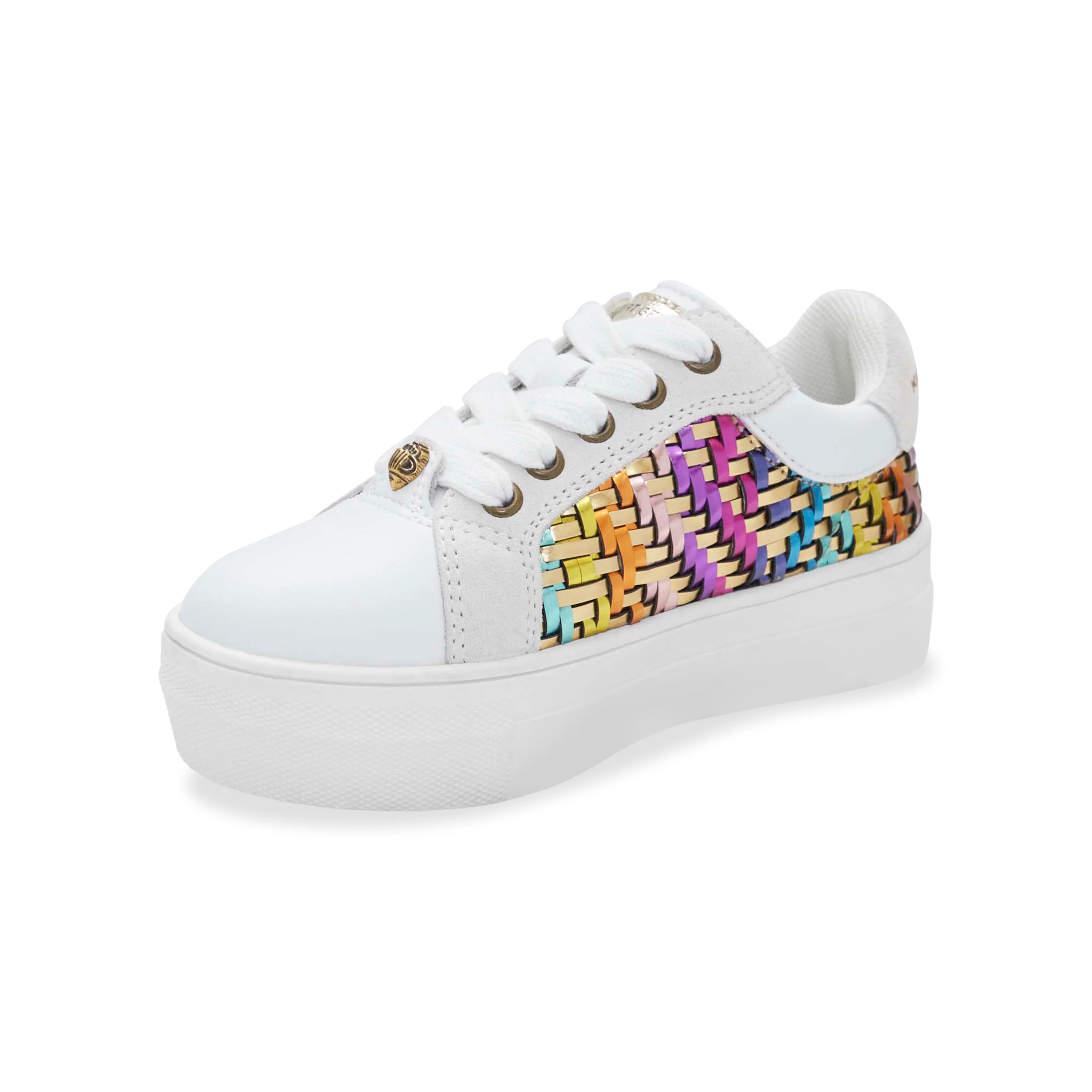 Mini Kensington Sneaker - Big Kid White Gold - Image 7