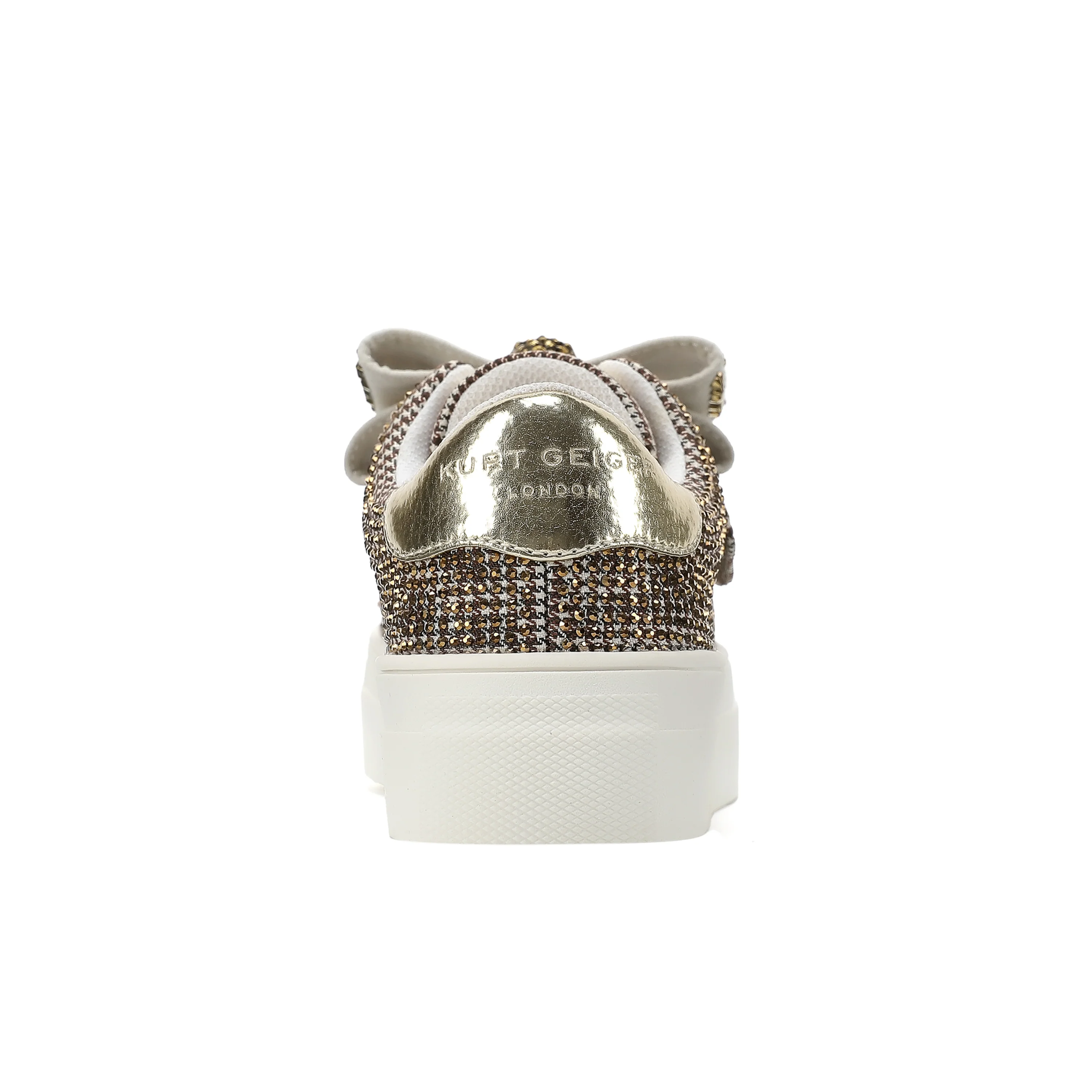 Mini Laney Bow Sneaker - Big Kid Beige - Image 3