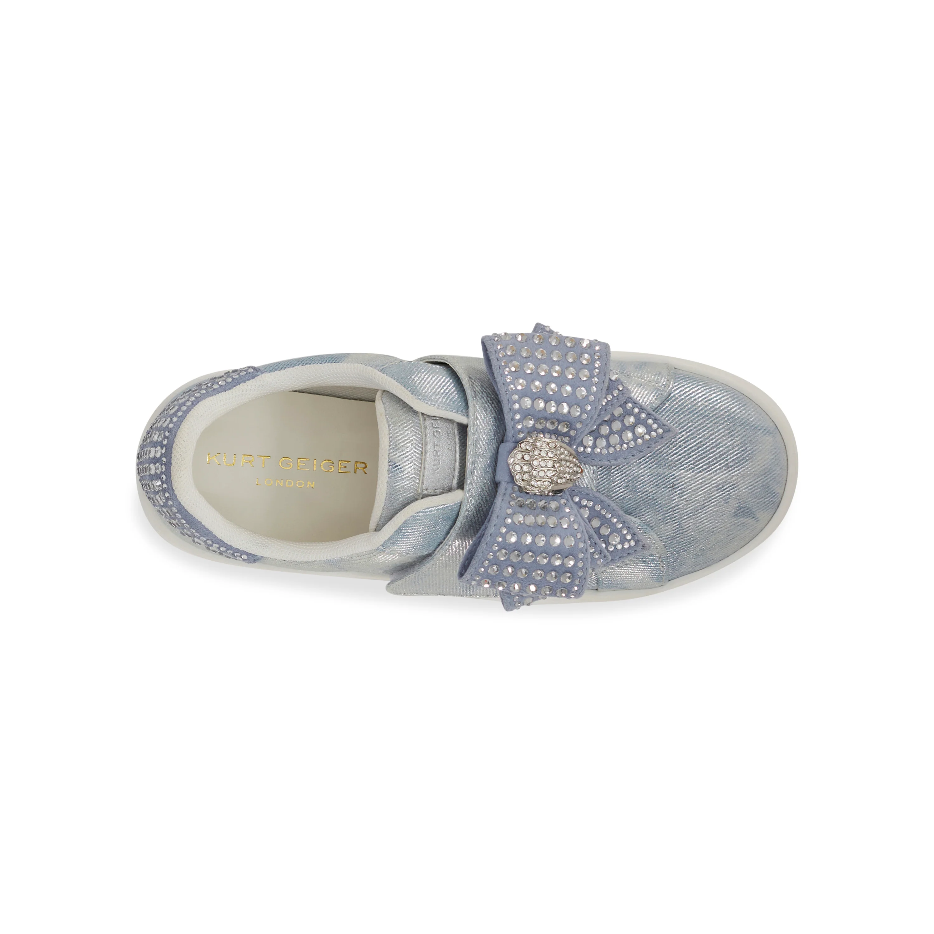Mini Laney Bow Sneaker - Big Kid Denim - Image 5