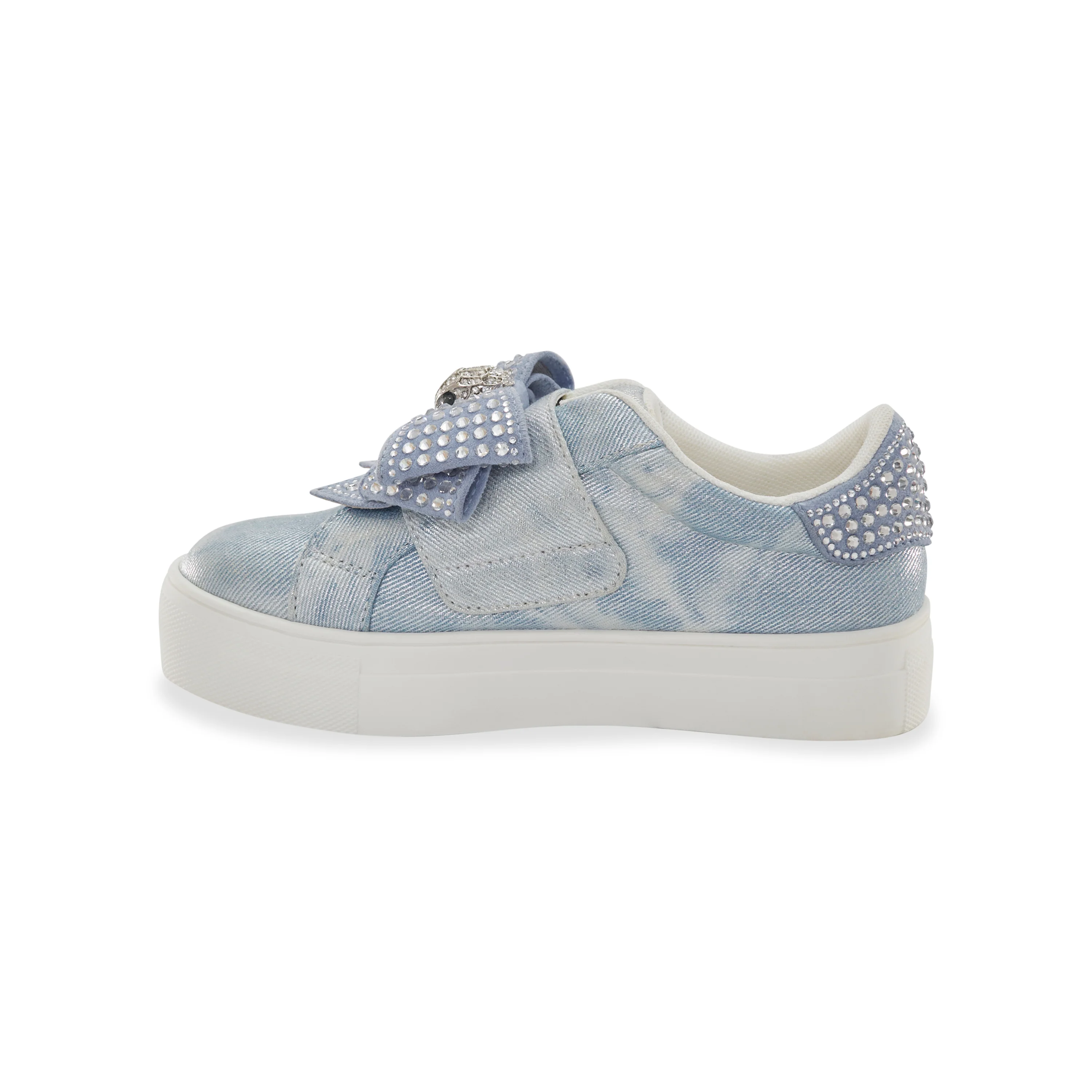 Mini Laney Bow Sneaker - Big Kid Denim - Image 7
