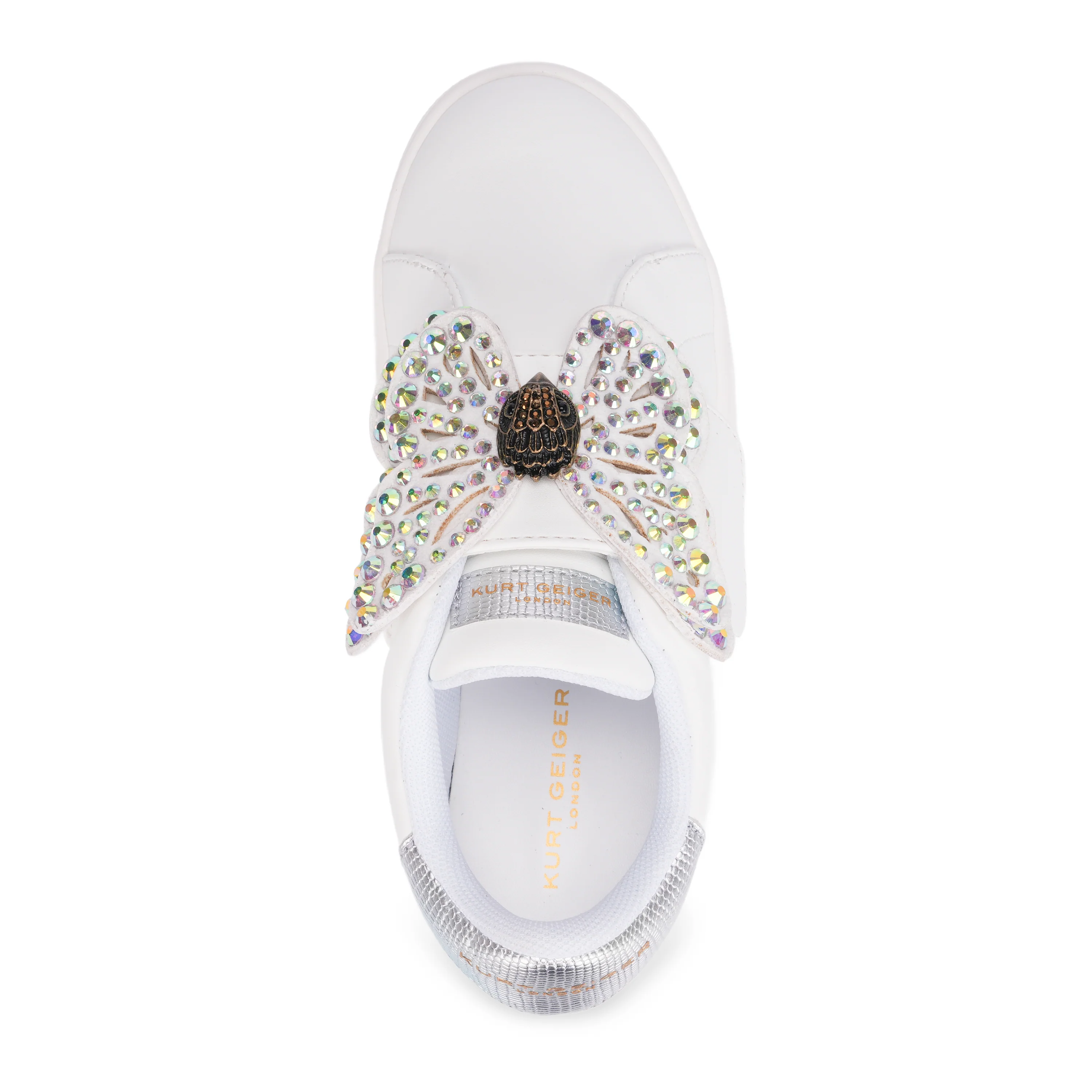 Mini Laney Butterfly Sneaker - Big Kid White - Image 5