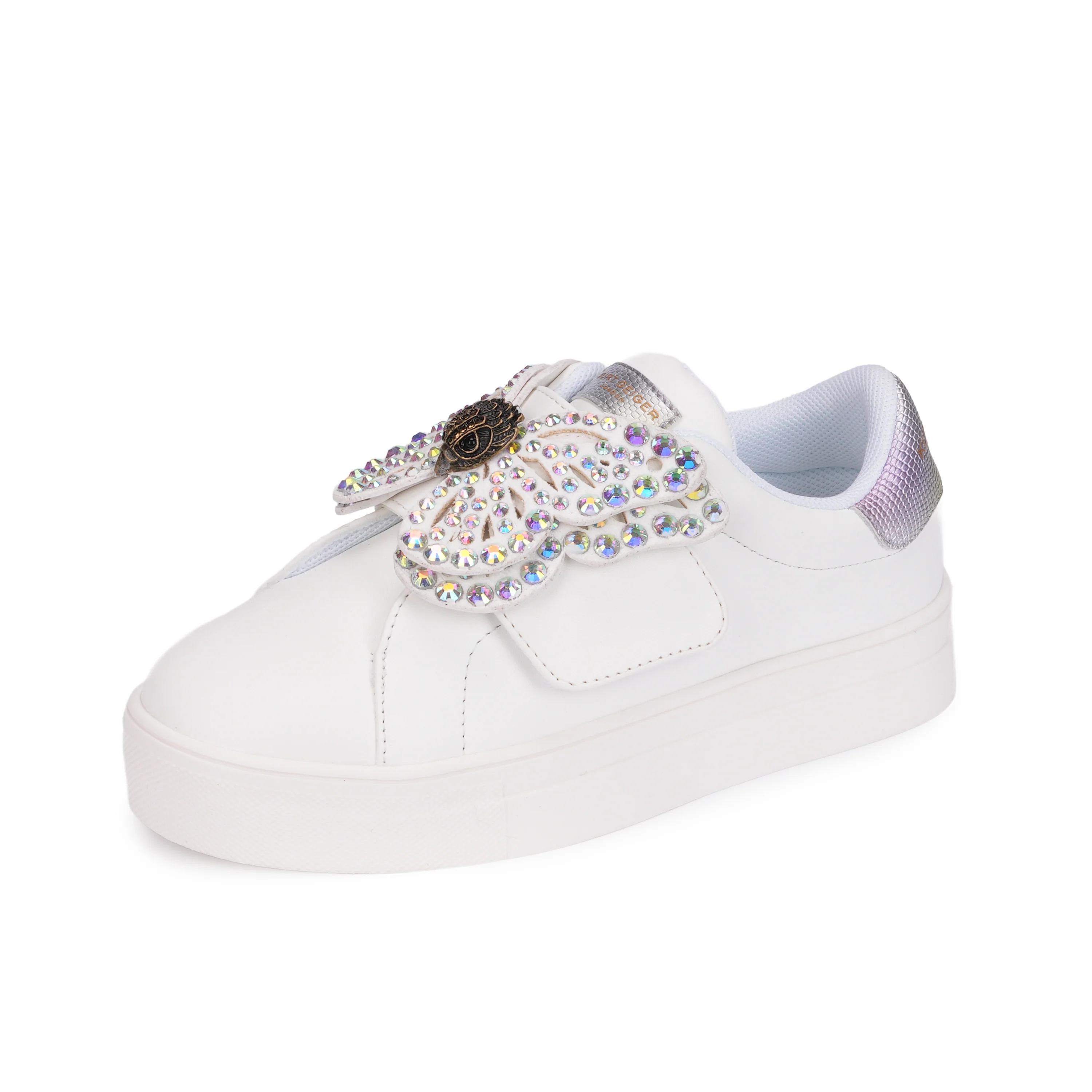 Mini Laney Butterfly Sneaker - Big Kid White - Image 7
