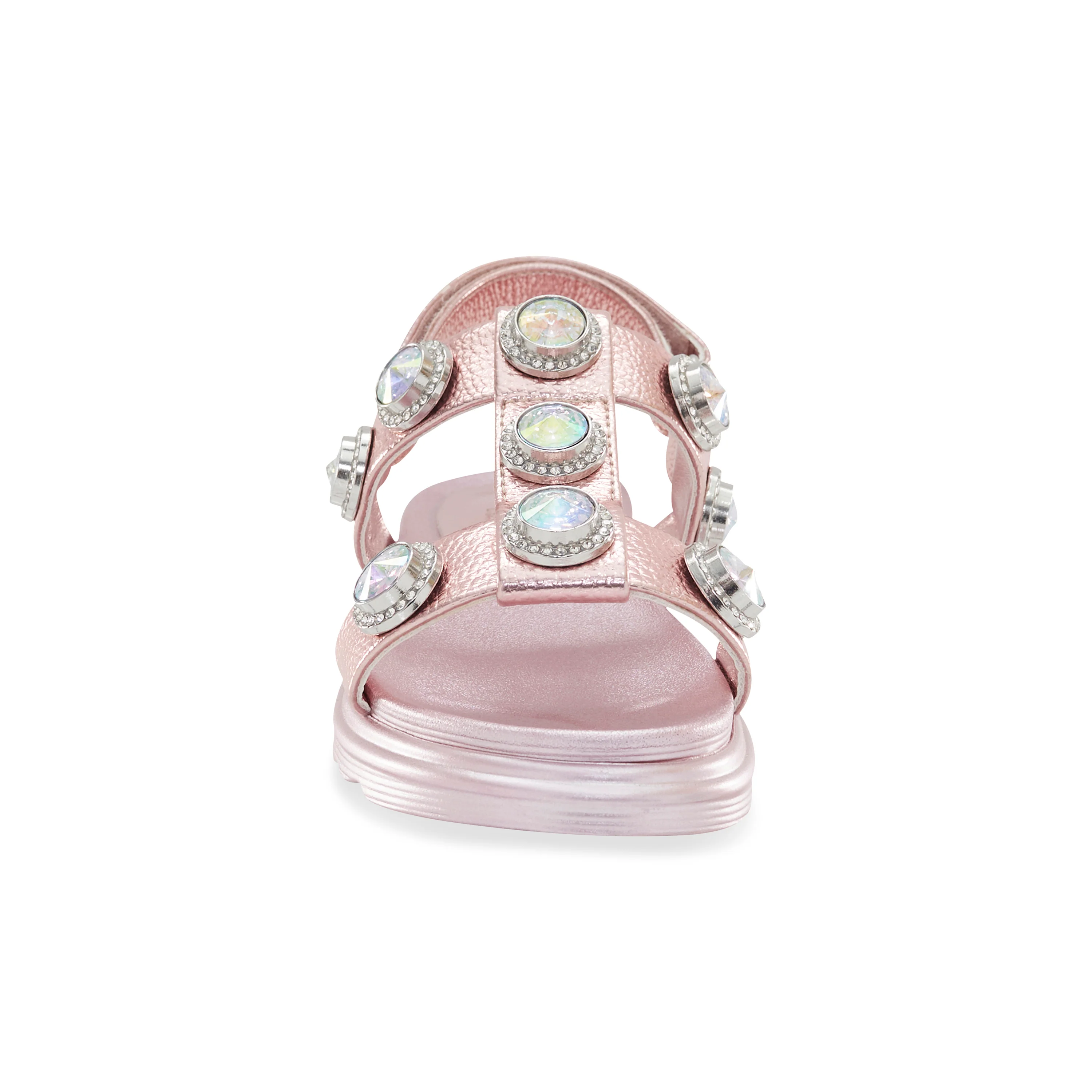 Mini Orson Crystal Sandal - Big Kid Pink - Image 4