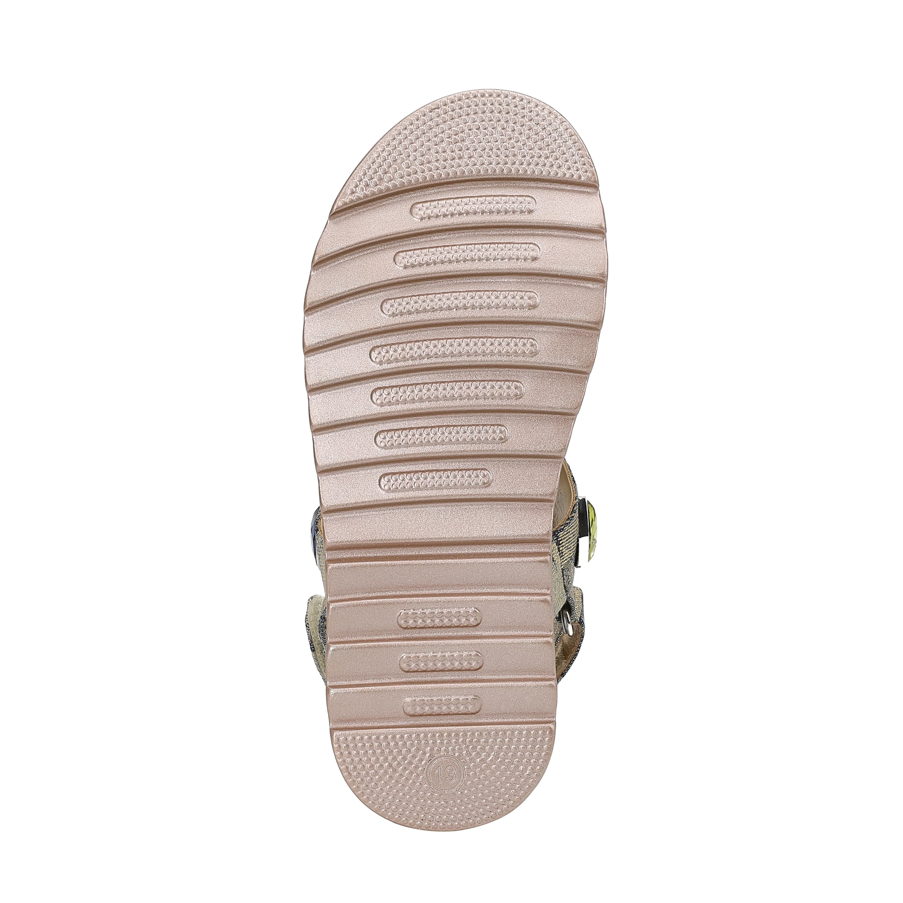 Mini Orson Hearts Sandal - Big Kid Gold - Image 6