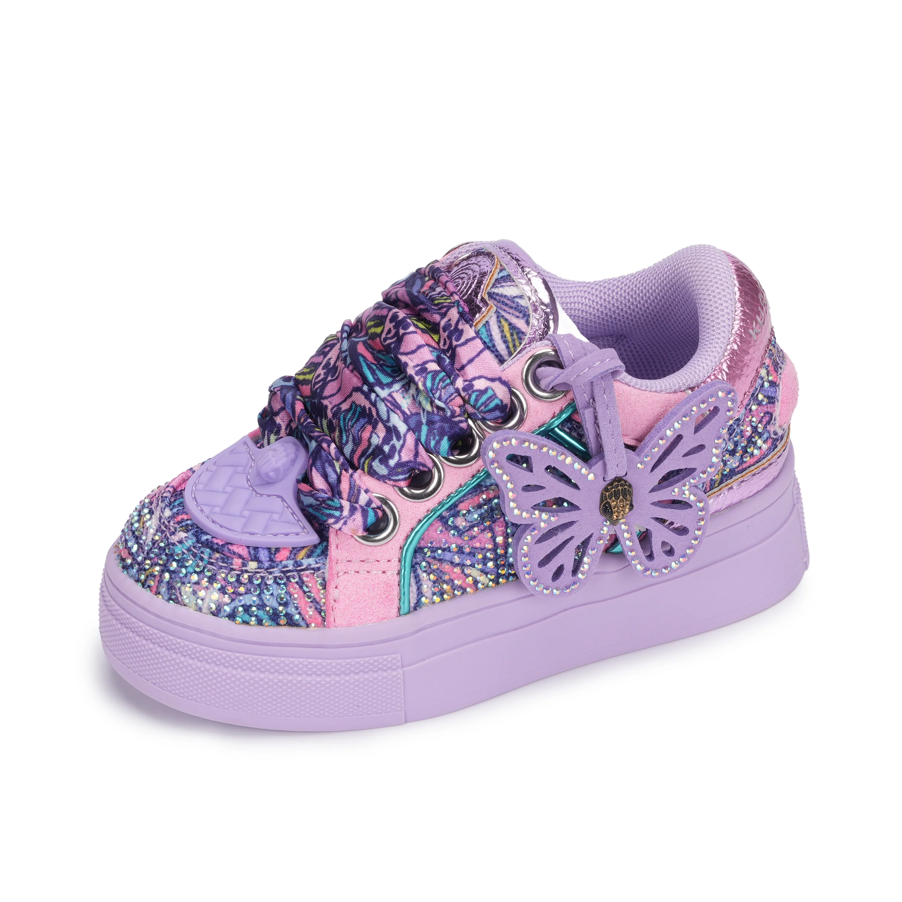 Mini Southbank Tag Sneaker - Little Kid Purple Multi - Image 7