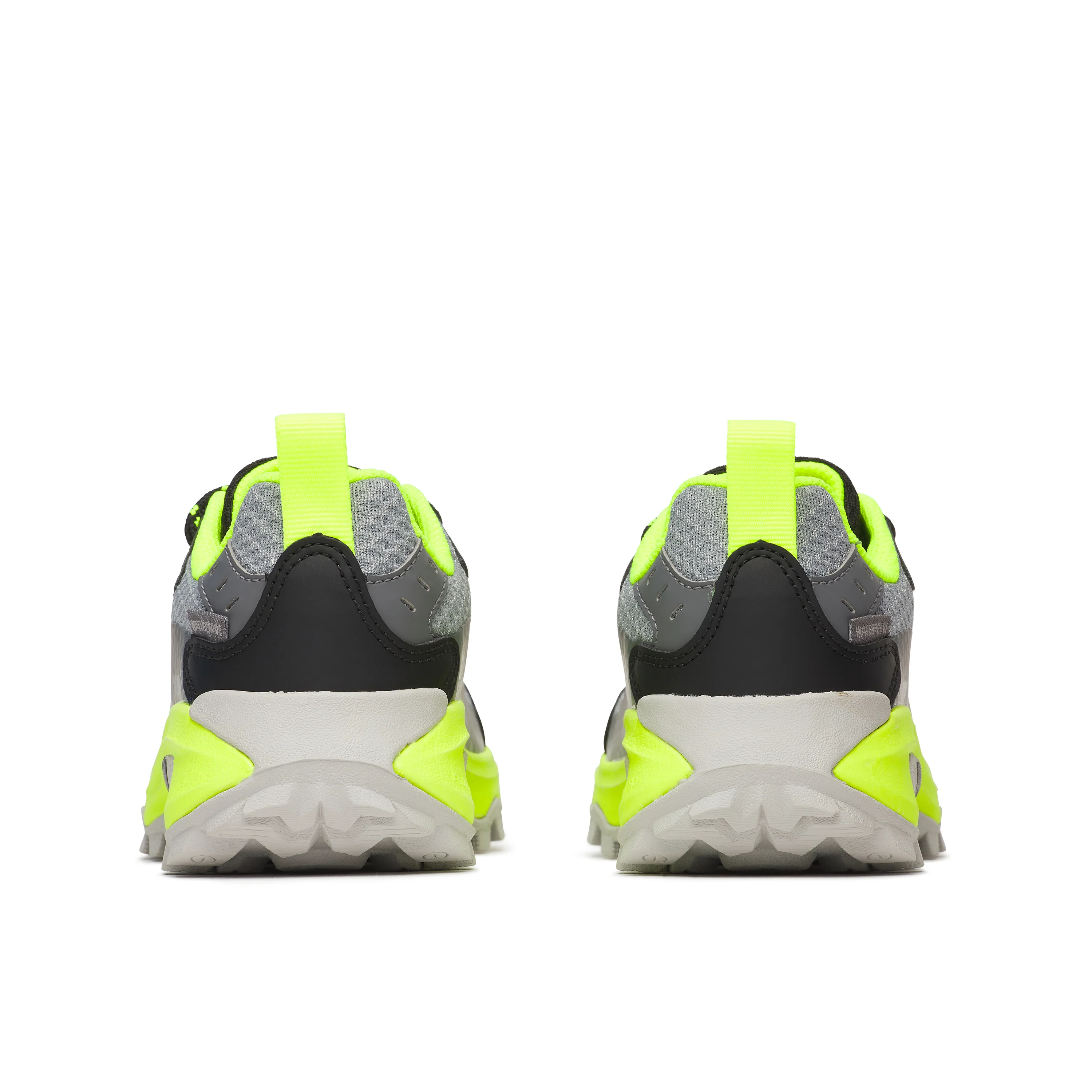 Moab Speed 2 Low Waterproof Sneaker - Big Kid Grey/Black/Citron - Image 4