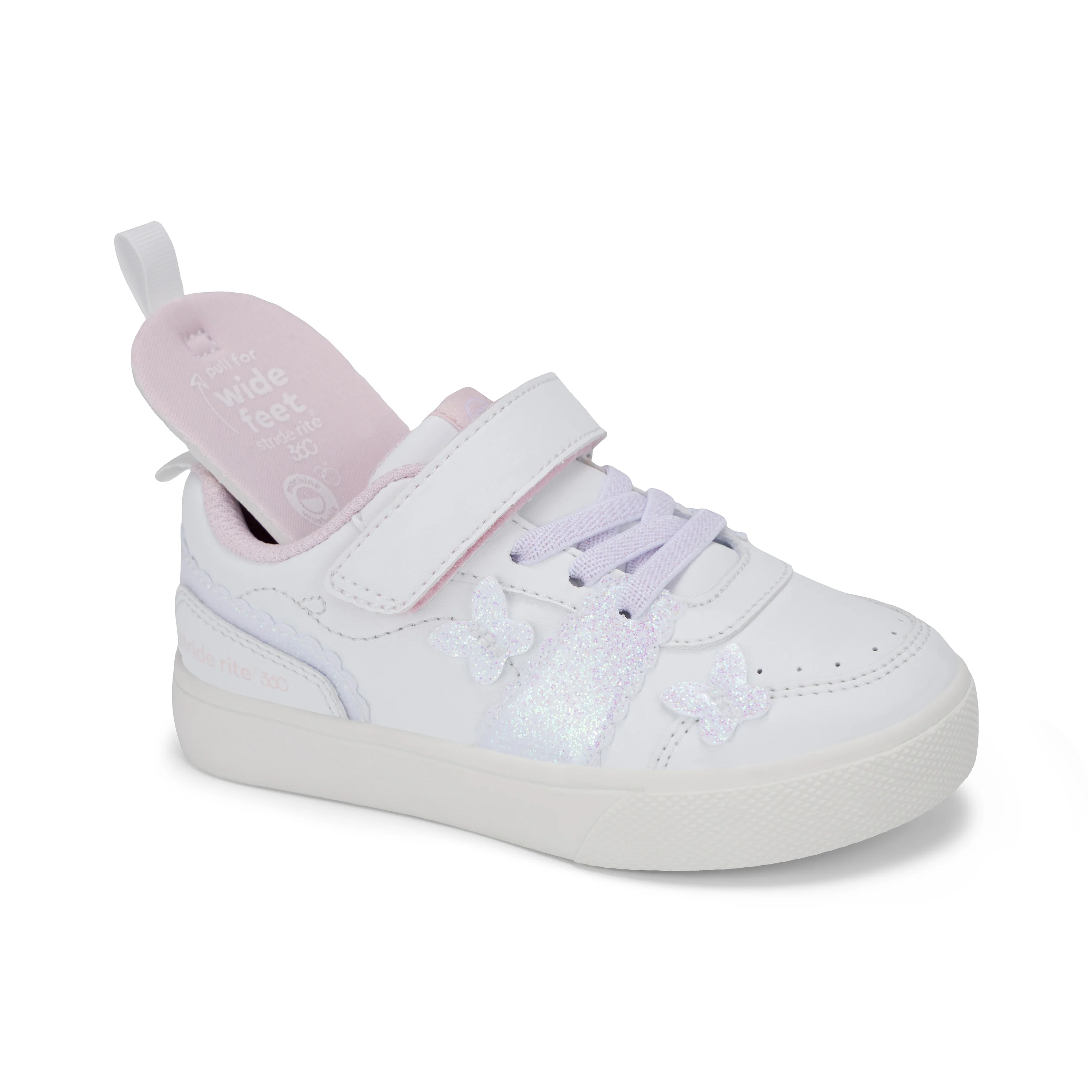 Natalia Sneaker - Big Kid White - Image 2