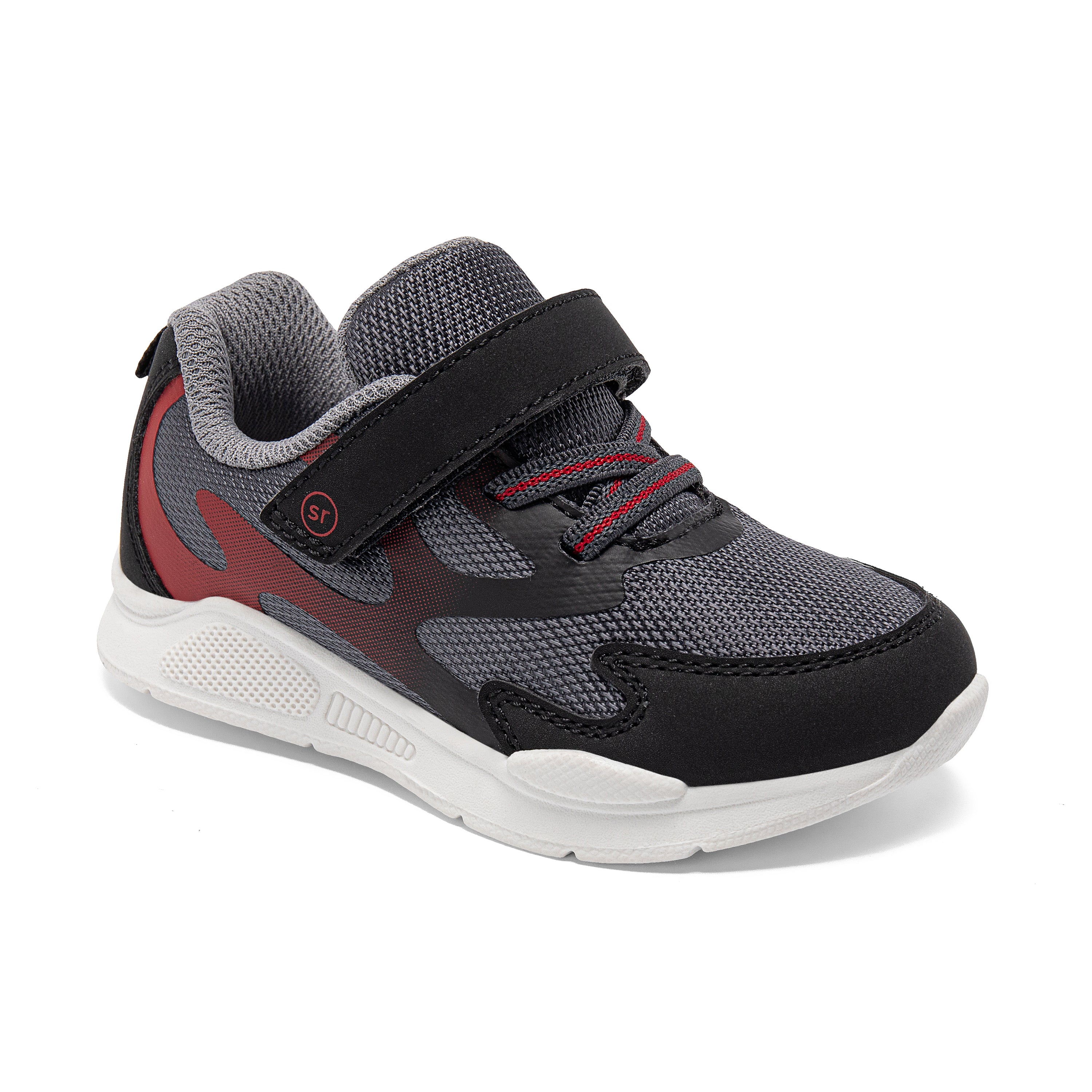 Ridley Sneaker - Little Kid Black/Red - Image 2