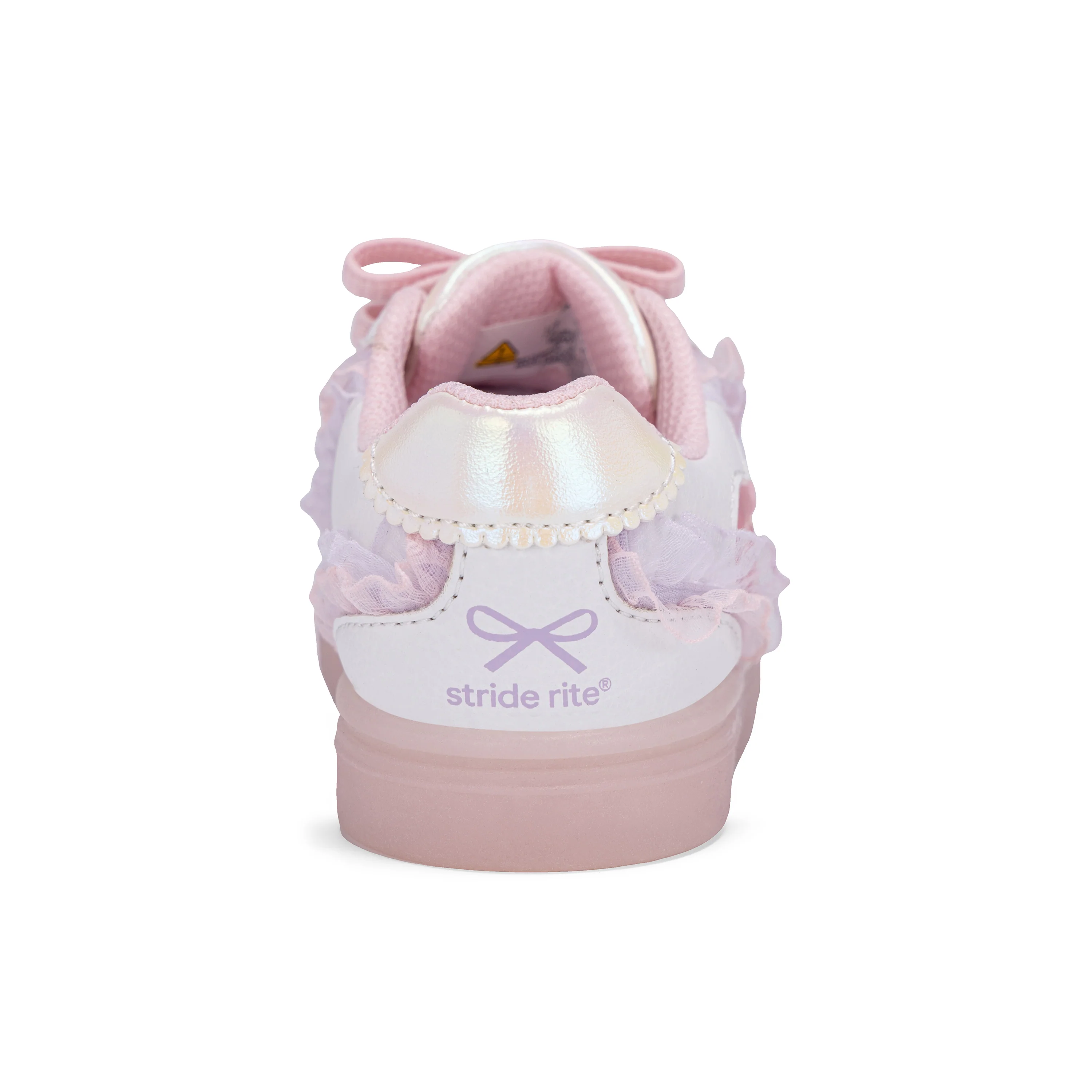 Lighted Bow Sneaker - Little Kid White Pink - Image 3