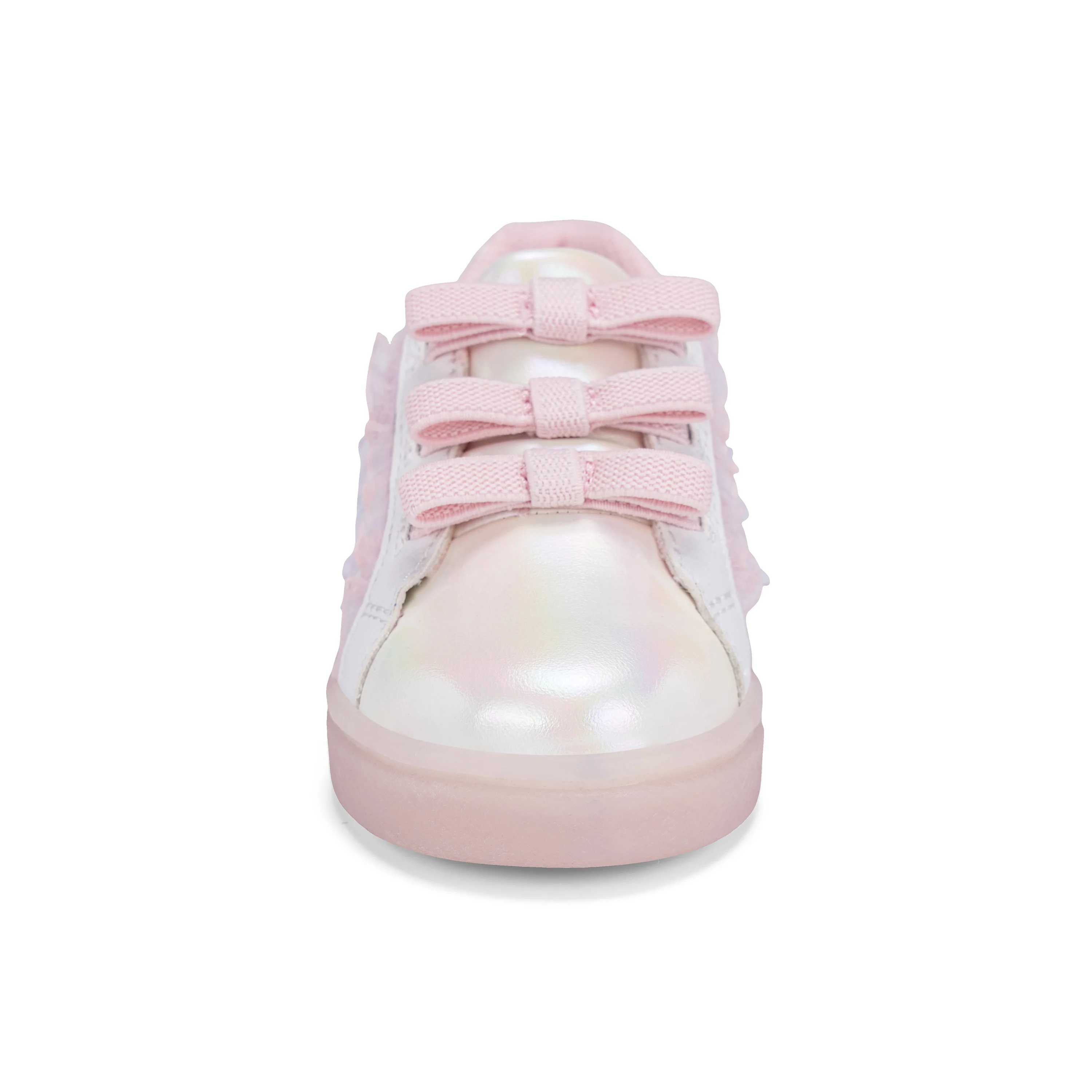Lighted Bow Sneaker - Little Kid White Pink - Image 4