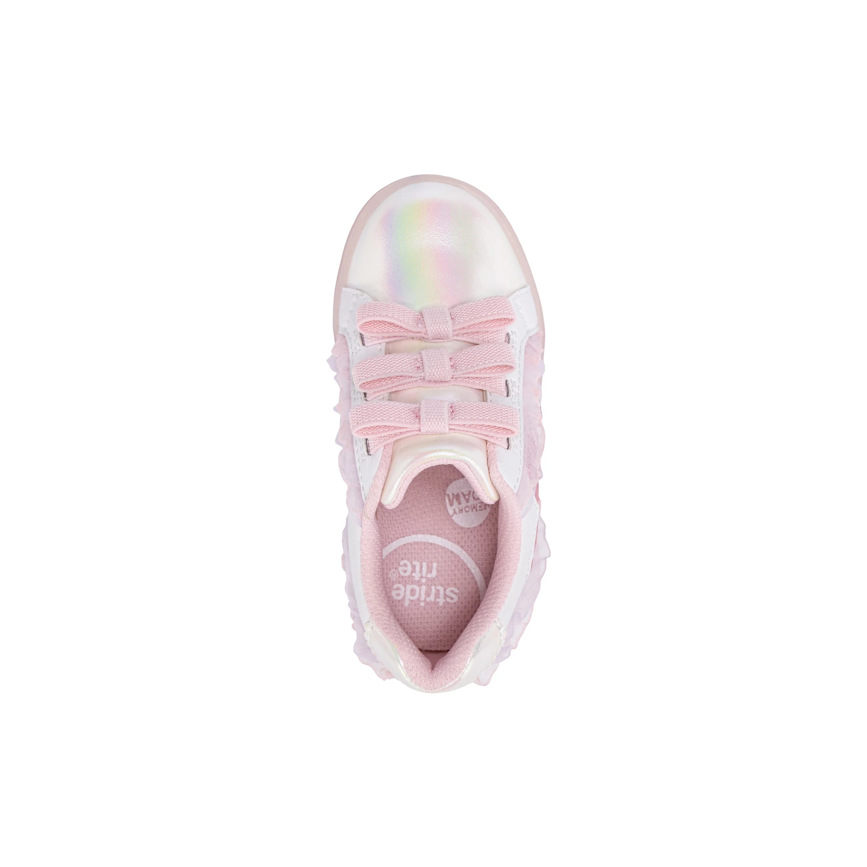 Lighted Bow Sneaker - Little Kid White Pink - Image 5