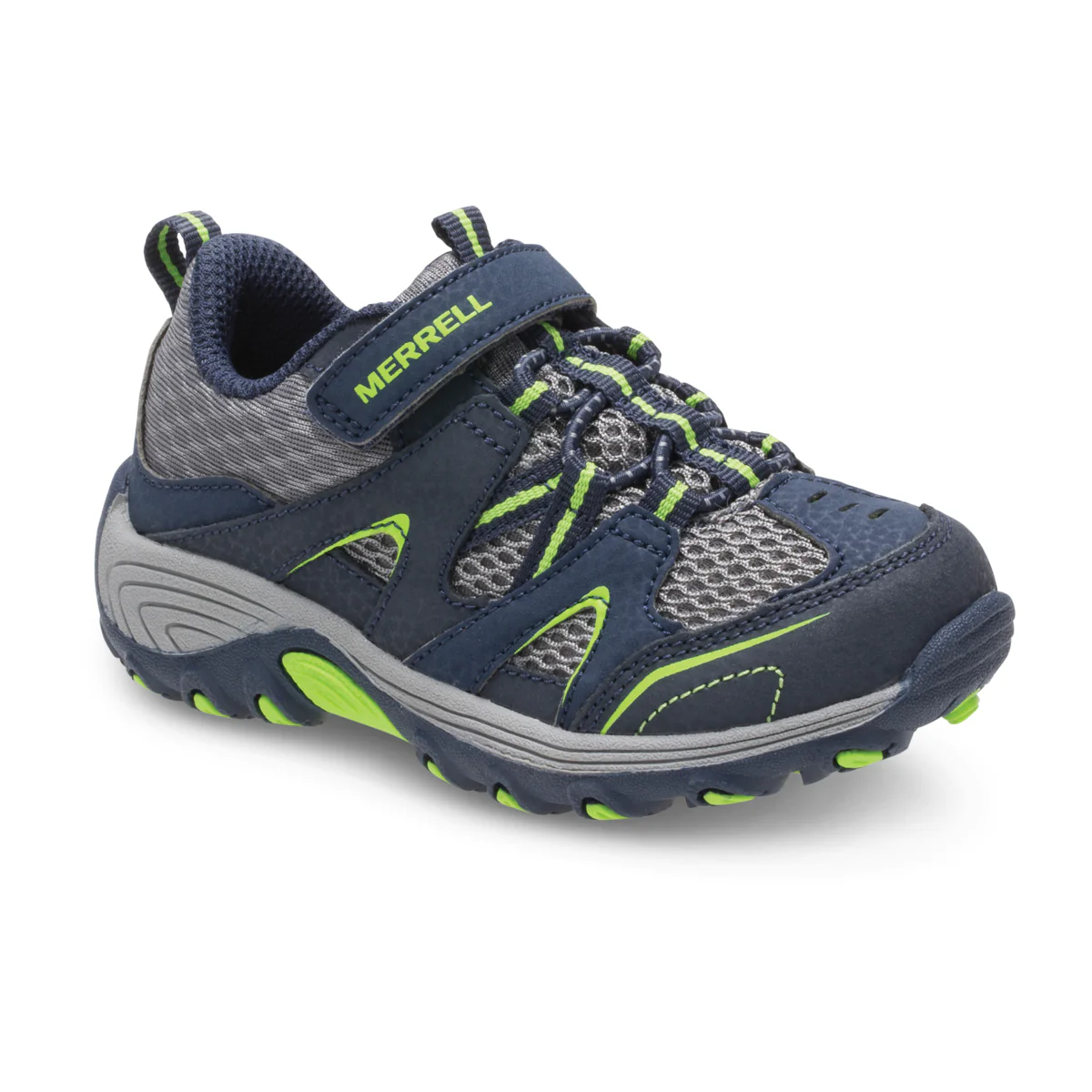 Trail Chaser Jr. Sneaker - Little Kid Navy/Green - Image 2